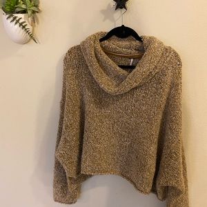 Free People Golden/Tan Knit Sweater - Brand NEW